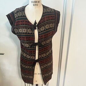 Vintage 70's IT'S PURE GOULD Nordic Sweater Vest